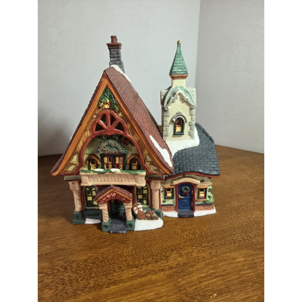 Santa's Workbench Victorian Series Whispering Pines Tavern Without Box And Light